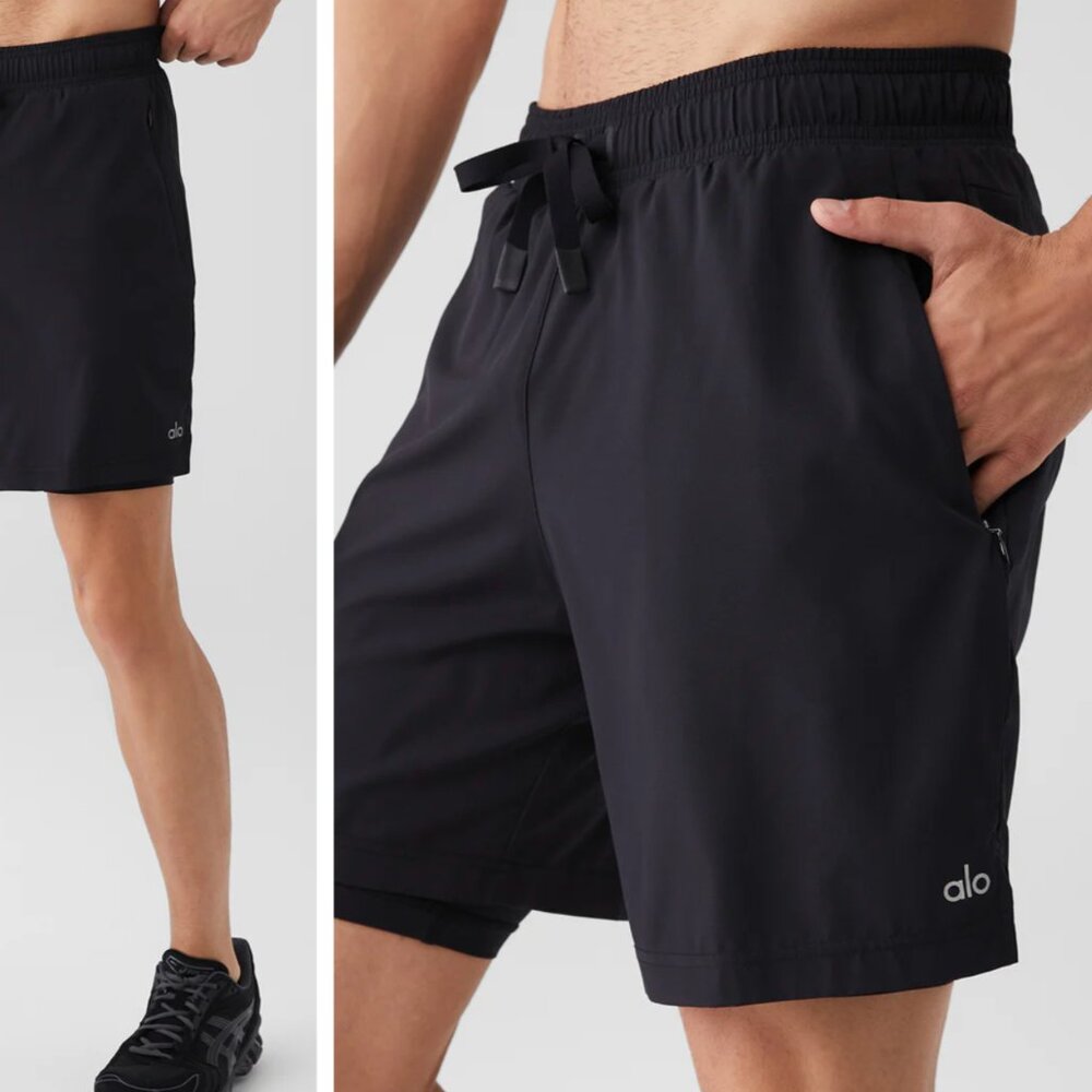 ALO Yoga Shorts Mens Medium Unity 2 in 1 Shorts 7”